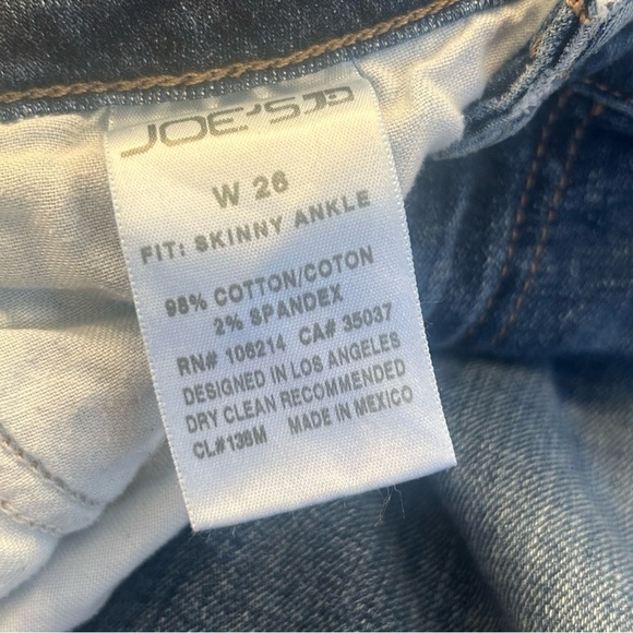 JOES JEANS Blue Skinny Jeans with Sleek Fit 26 - Picture 6 of 8